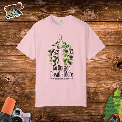 'Go Outside Breathe More' Comfort Tee
