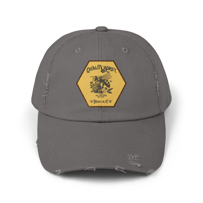 Quality Honey Distressed Cap