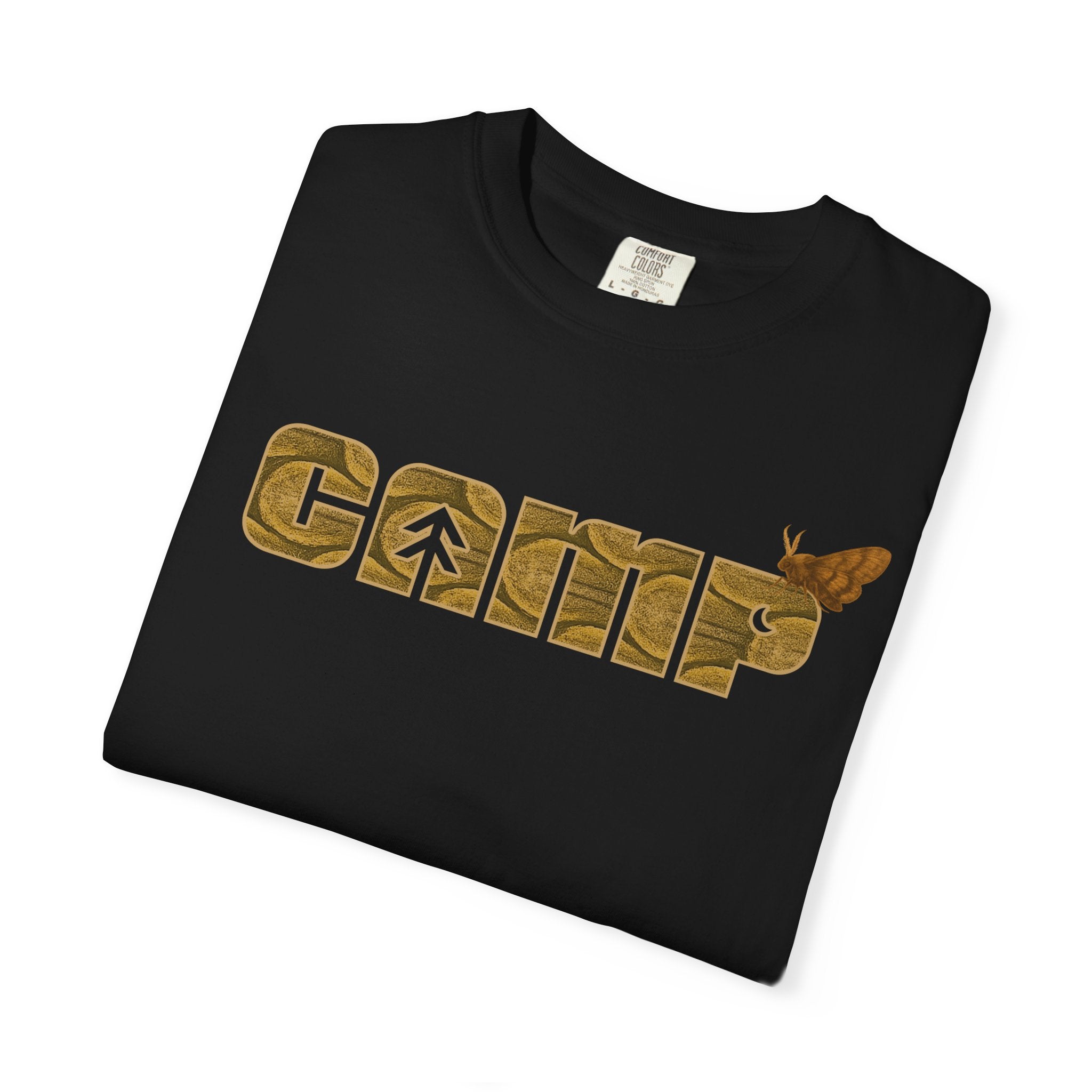 Camp Moth Comfort Tee (Black)