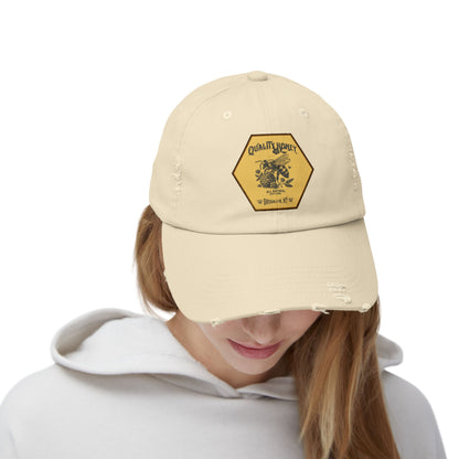 Quality Honey Distressed Cap
