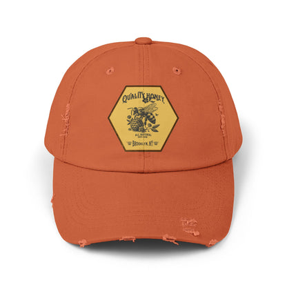 Quality Honey Distressed Cap