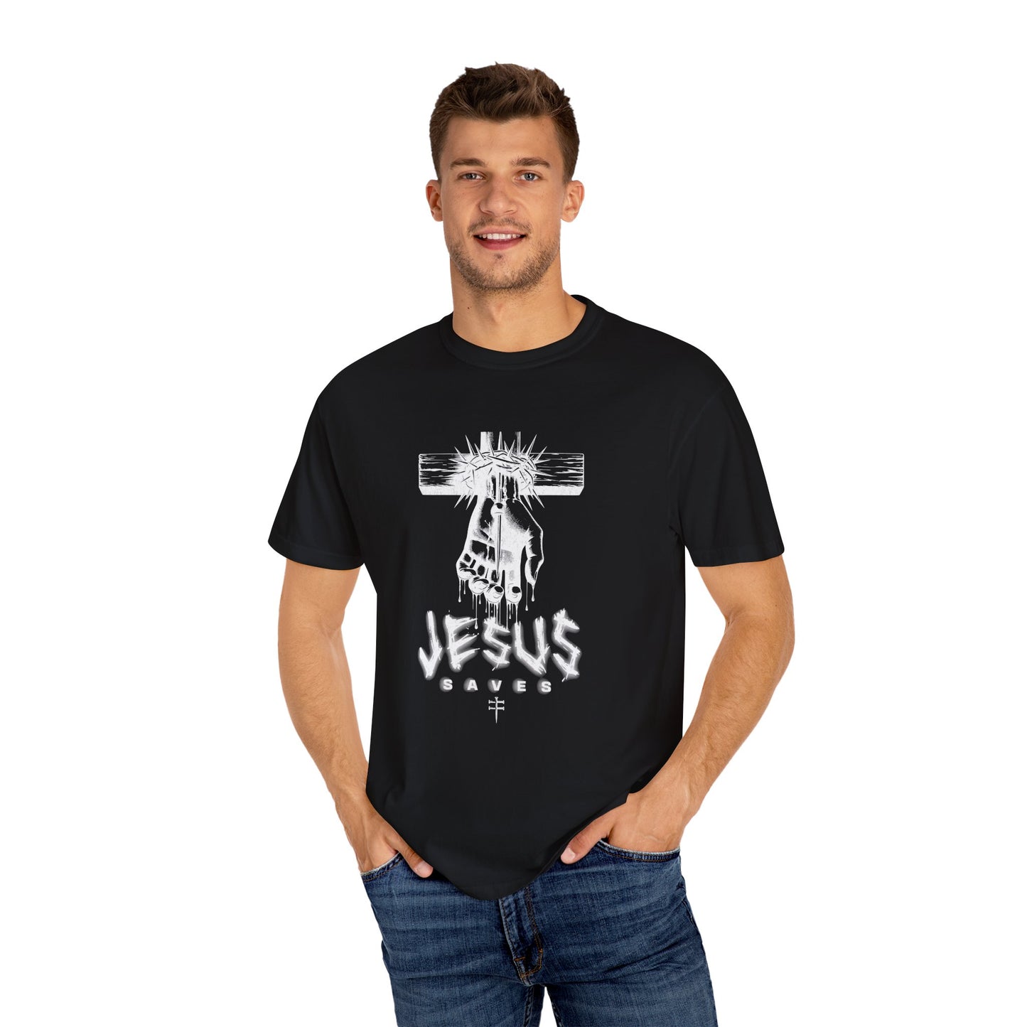 'Jesus Saves' Tee