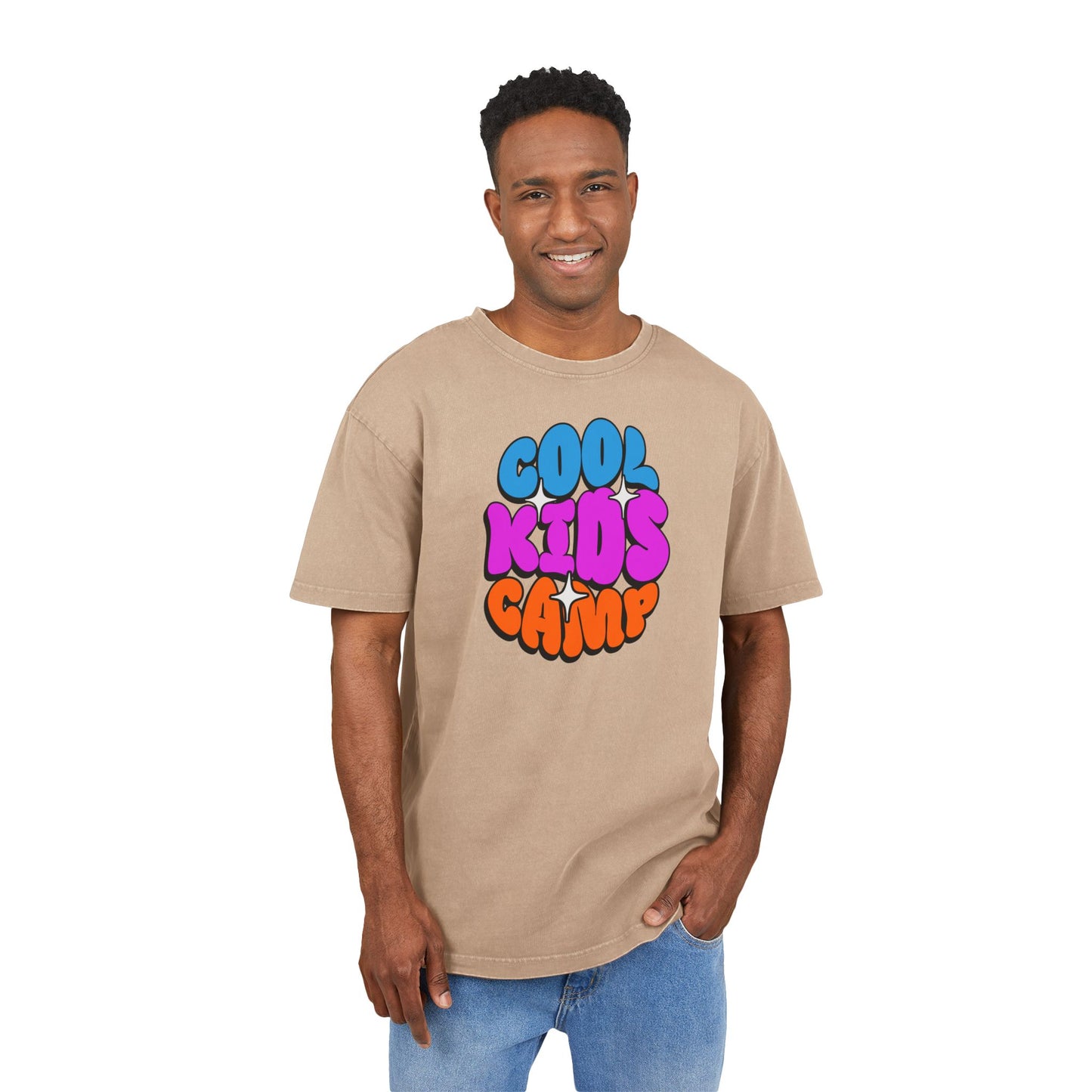 Cool Kids Camp Washed Oversized Tee