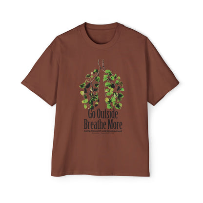 Go Outside Breathe More Oversized Tee
