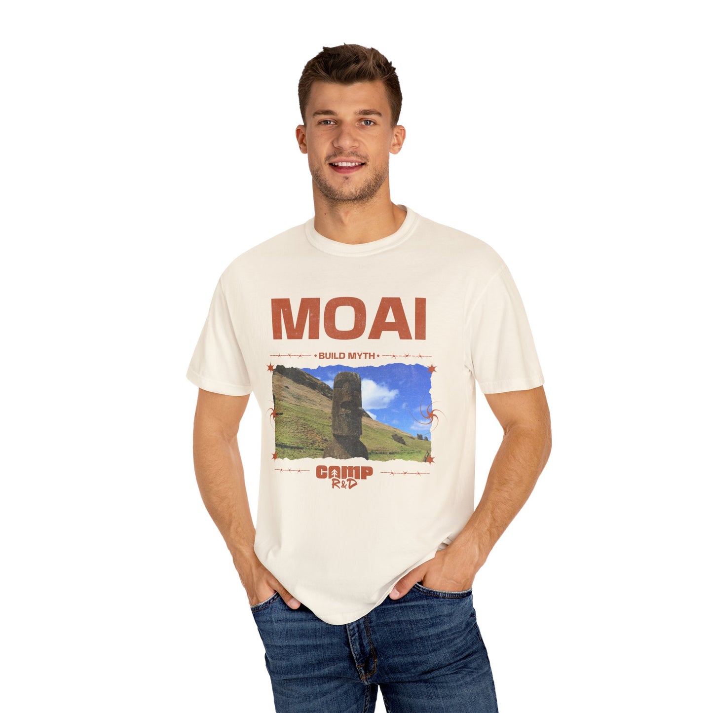 Moai Myth Comfort Color Tee