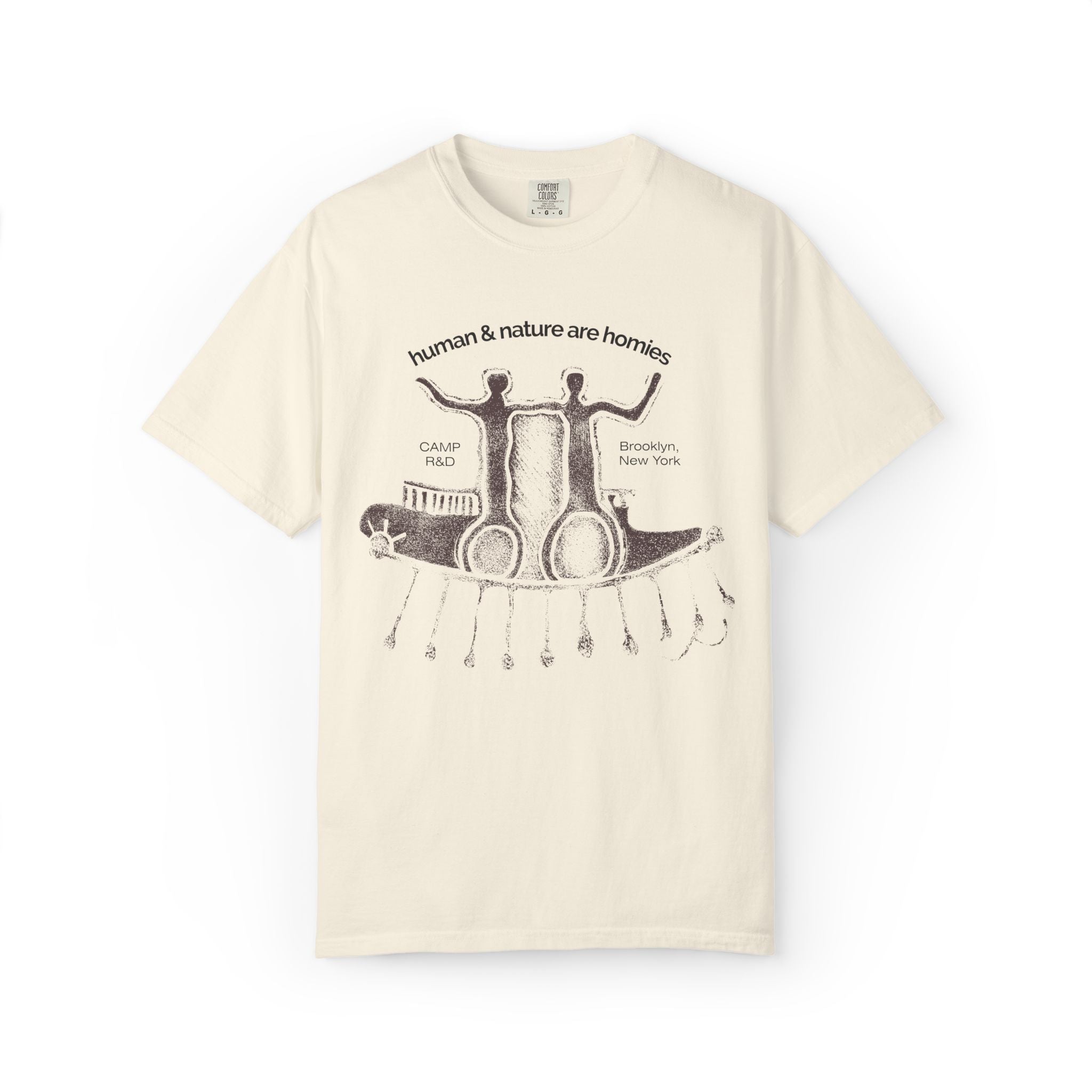 'Human & Nature Are Homies' Comfort Tee