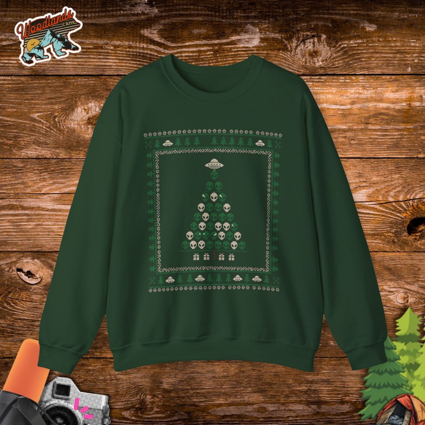 Alien Tree Christmas Sweater
