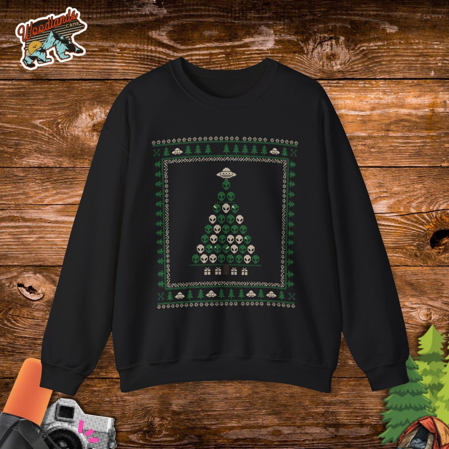 Alien Tree Christmas Sweater