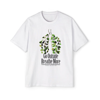 Go Outside Breathe More Oversized Tee