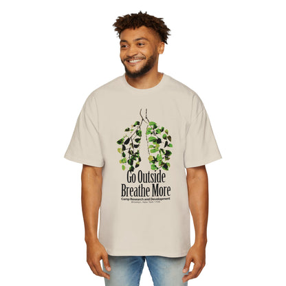 Go Outside Breathe More Oversized Tee
