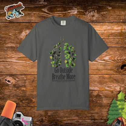 'Go Outside Breathe More' Comfort Tee