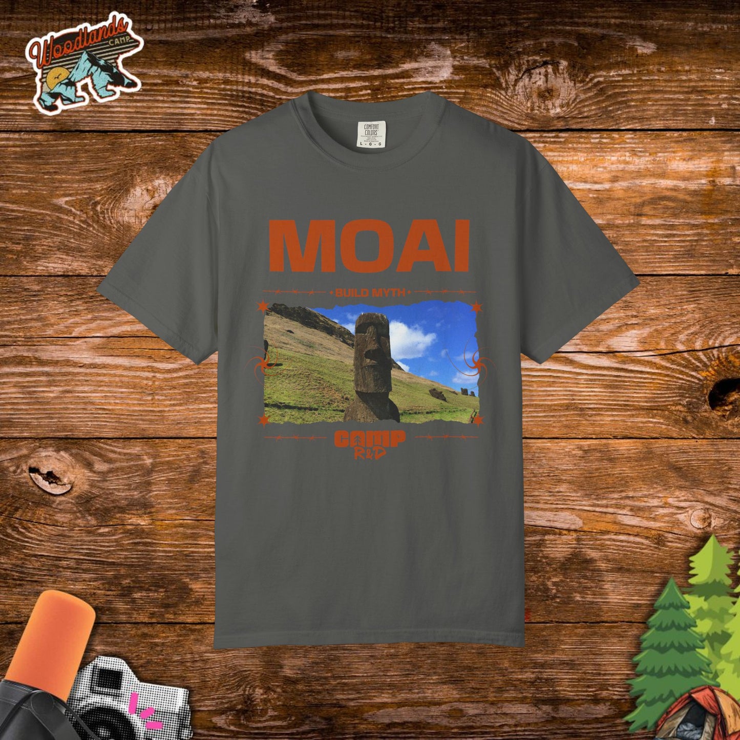 Moai Myth Comfort Color Tee