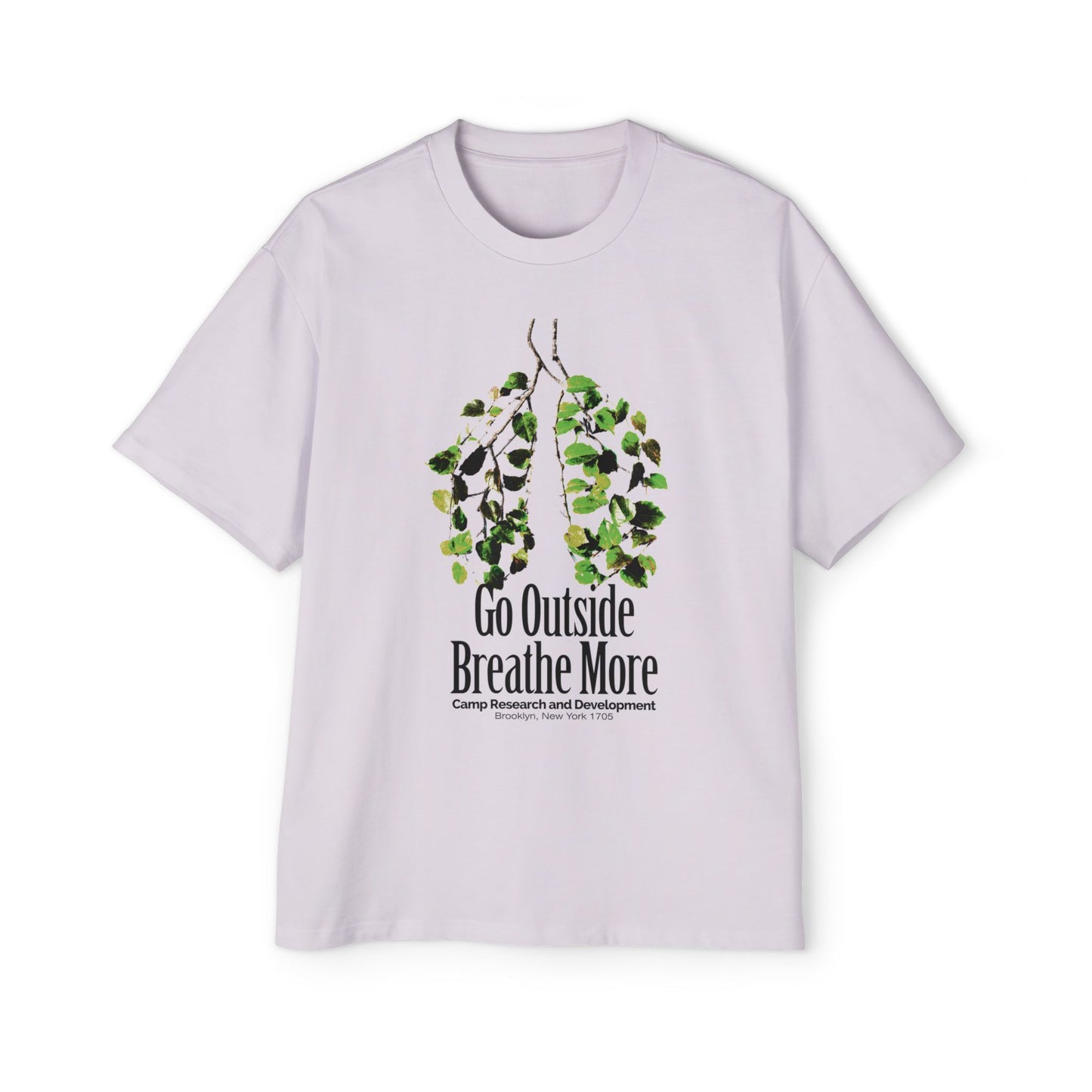 Go Outside Breathe More Oversized Tee