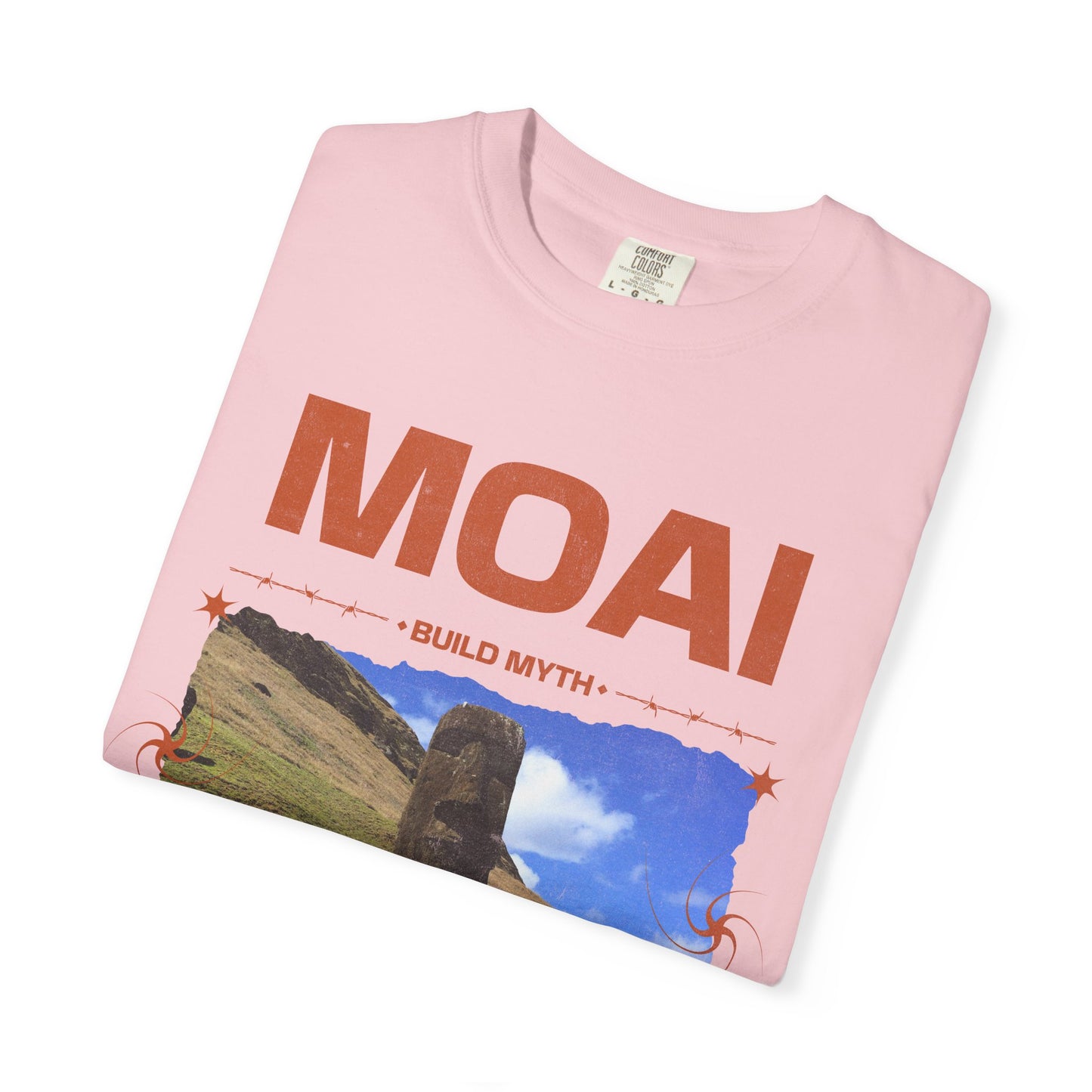 Moai Myth Comfort Color Tee