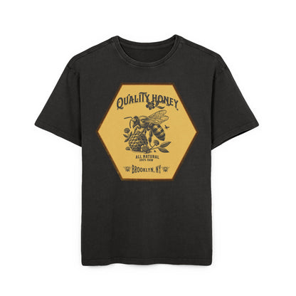 'Quality Honey' Washed Oversized Tee