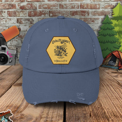 Quality Honey Distressed Cap
