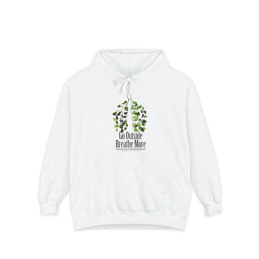 Go Outside. Breath More. Hoodie