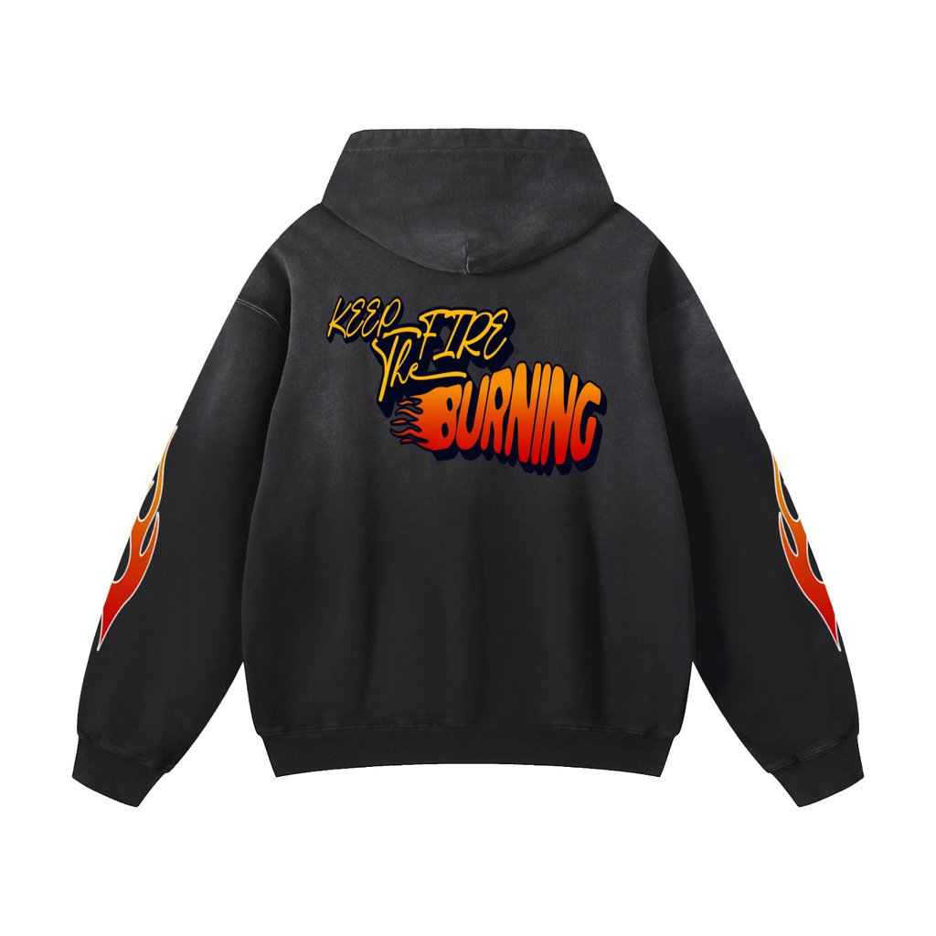 Keep The Fire Burnin' Hoodie