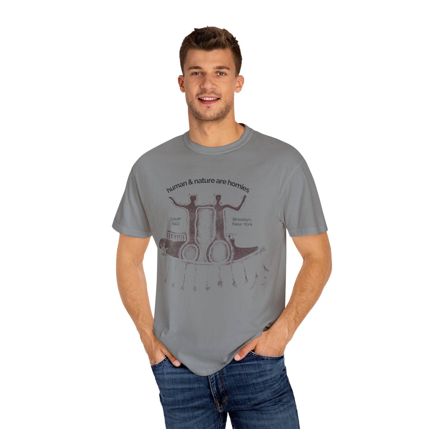 'Human & Nature Are Homies' Comfort Tee