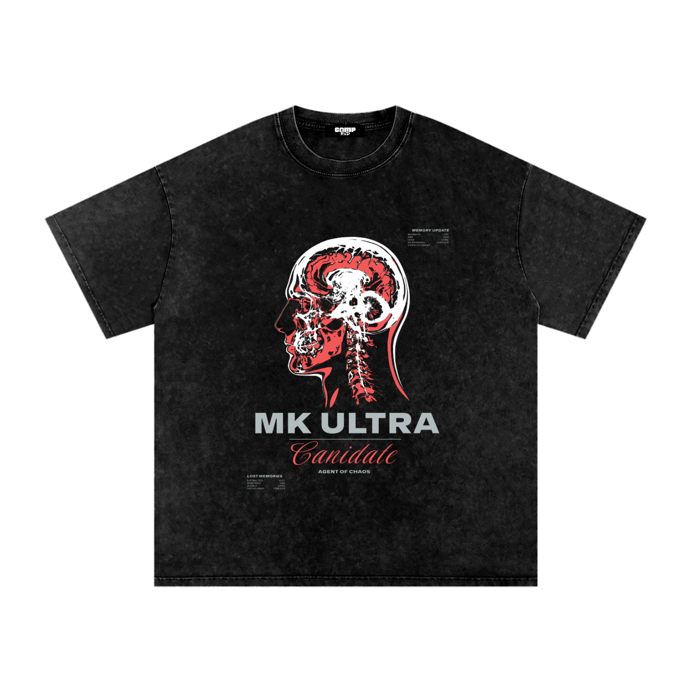 MK Ultra Candidate Tee (Red/Black)