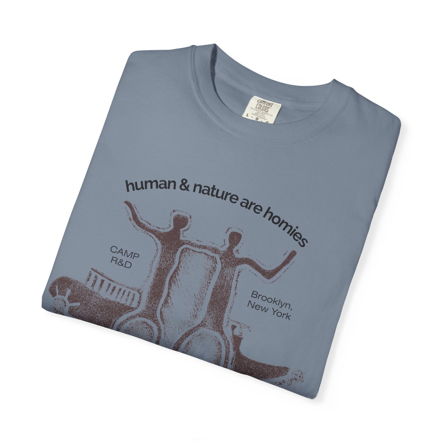 'Human & Nature Are Homies' Comfort Tee