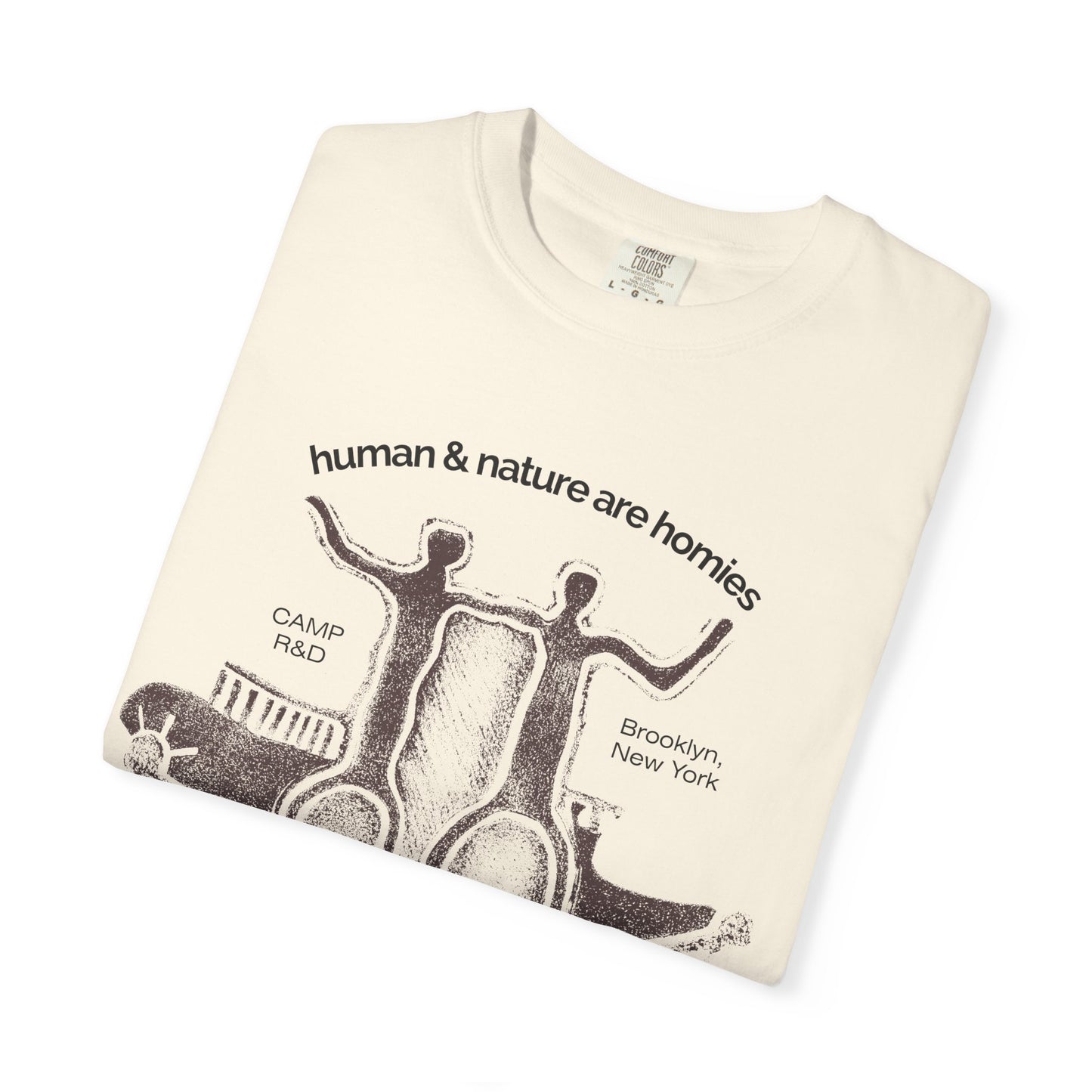 'Human & Nature Are Homies' Comfort Tee