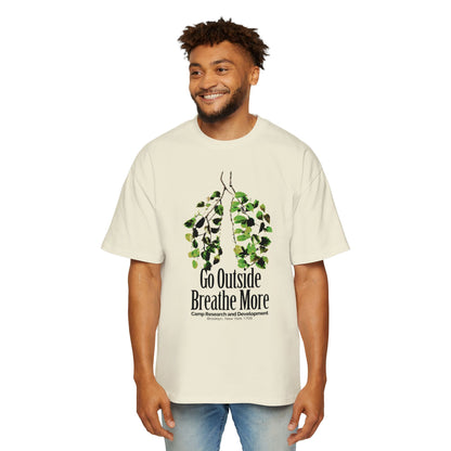 Go Outside Breathe More Oversized Tee