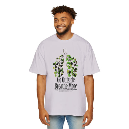 Go Outside Breathe More Oversized Tee
