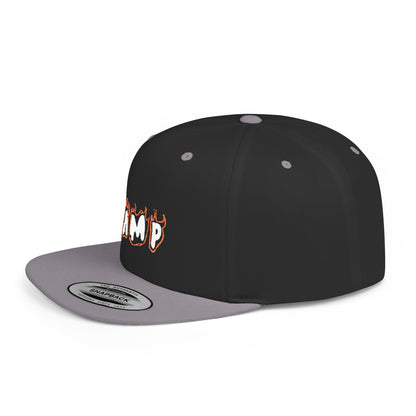 Camp Fire Flat Bill Snapback Hat