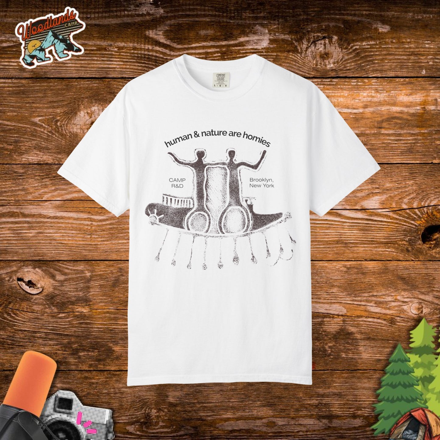 'Human & Nature Are Homies' Comfort Tee