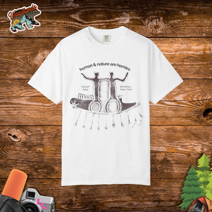 'Human & Nature Are Homies' Comfort Tee
