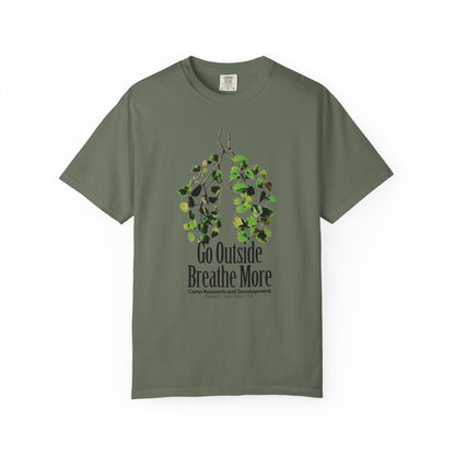 'Go Outside Breathe More' Comfort Tee