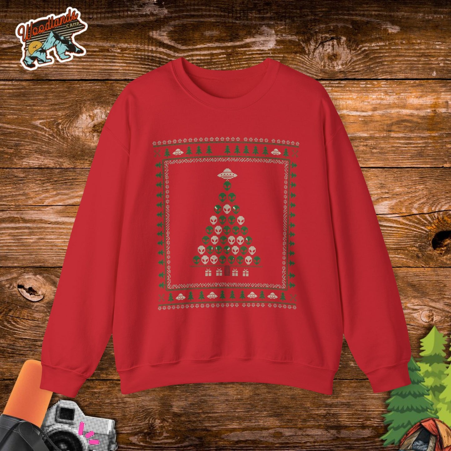 Alien Tree Christmas Sweater
