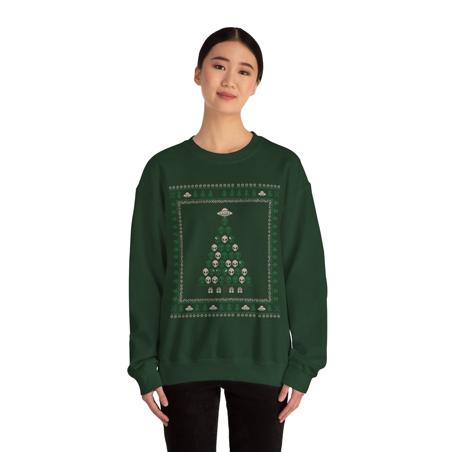 Alien Tree Christmas Sweater