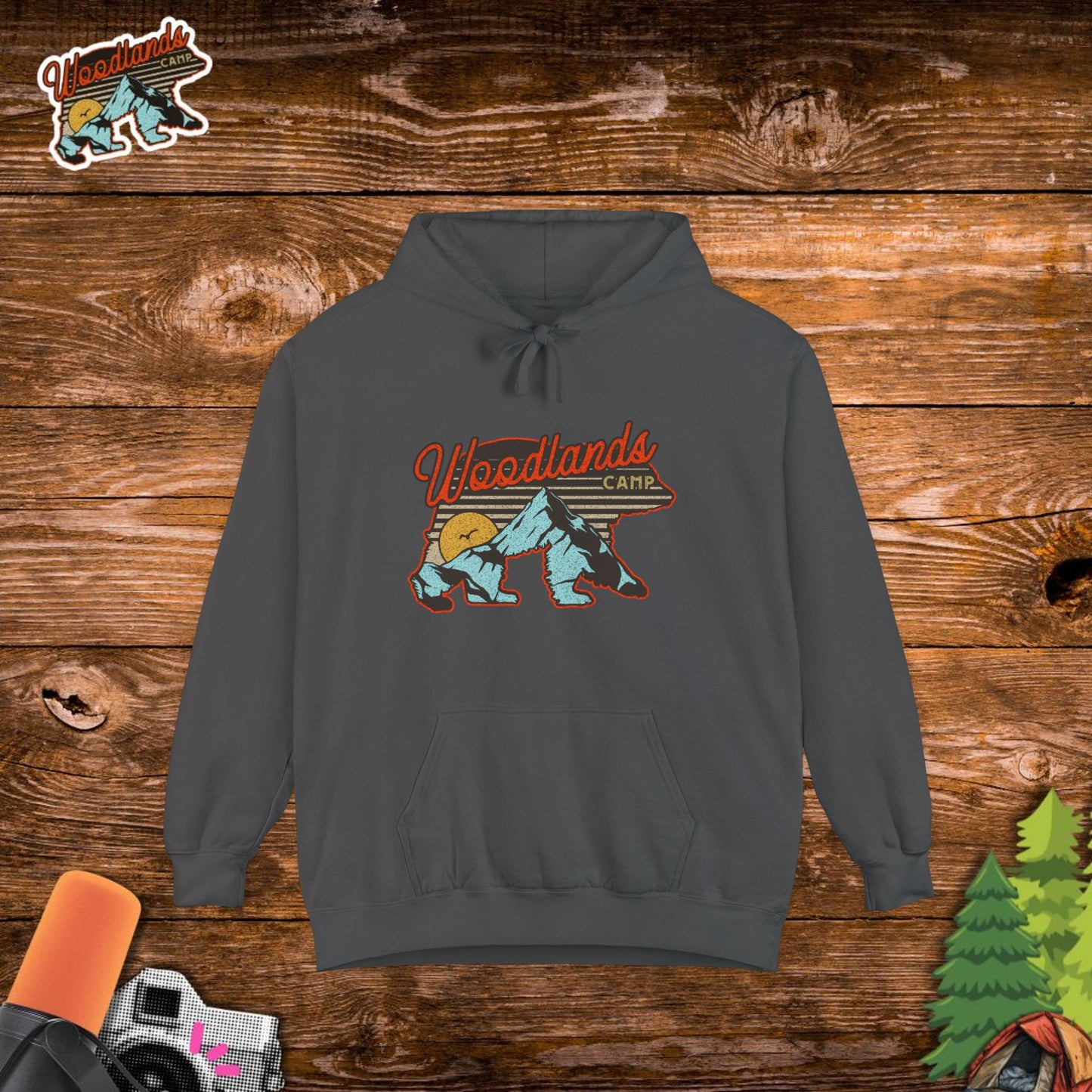 Woodlands Bear Hoodie