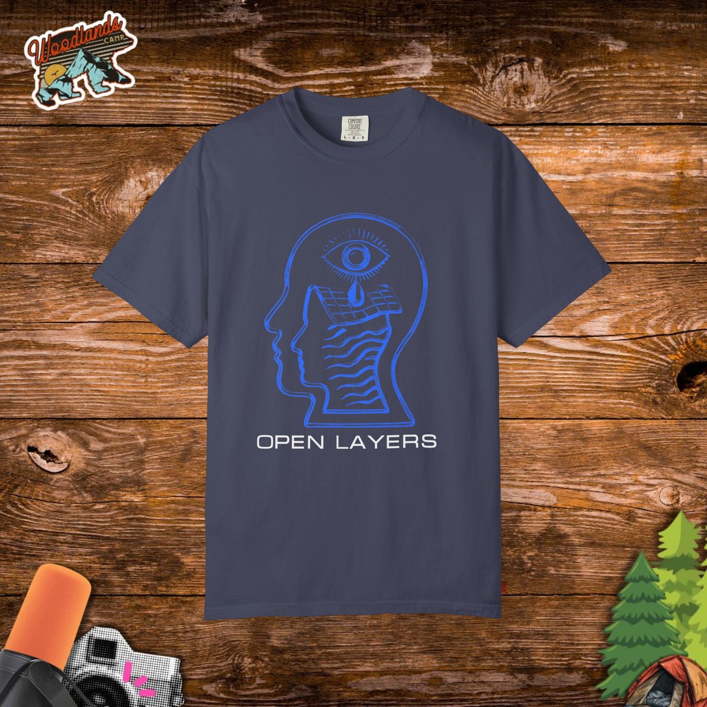'Open Layers' Comfort Tee