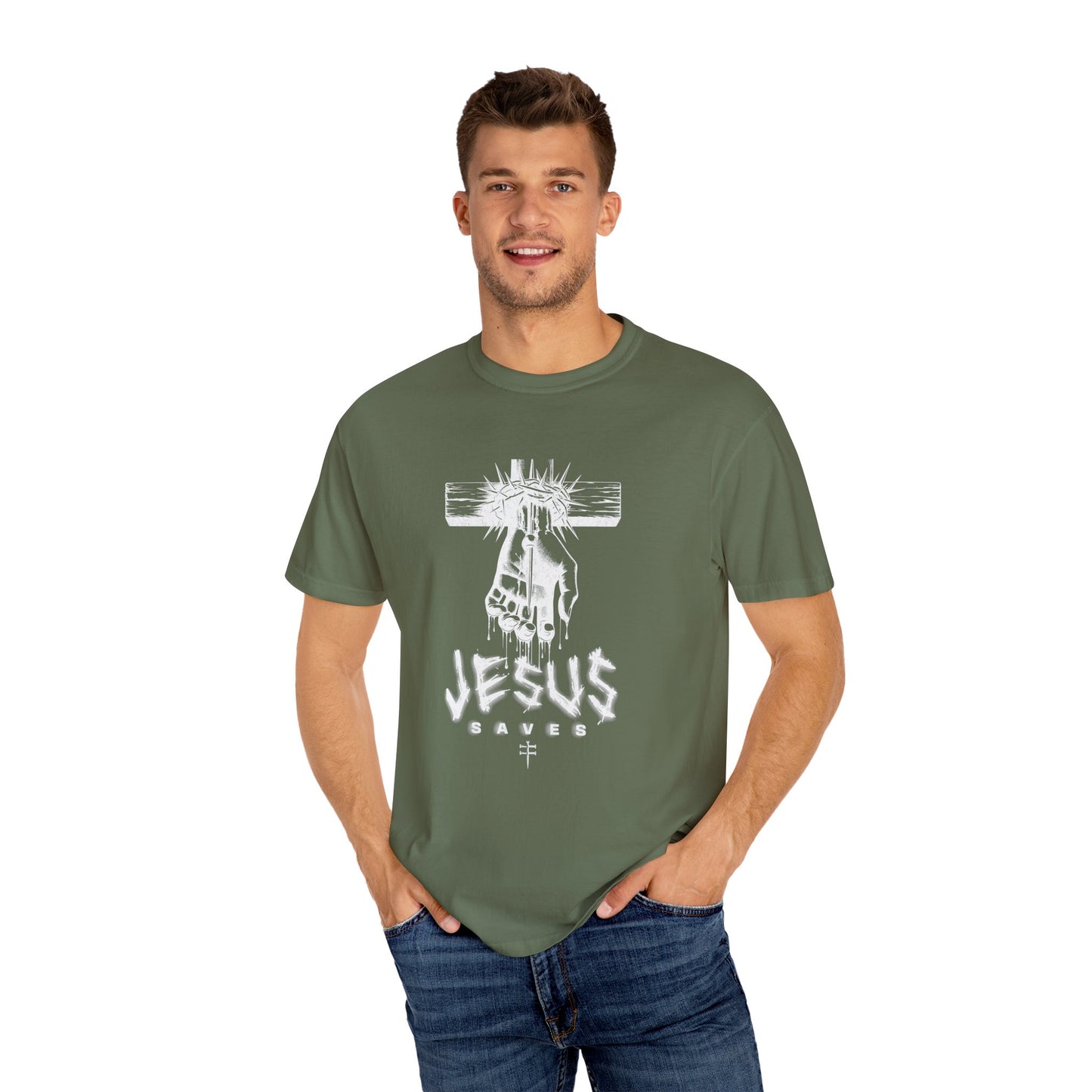 'Jesus Saves' Tee