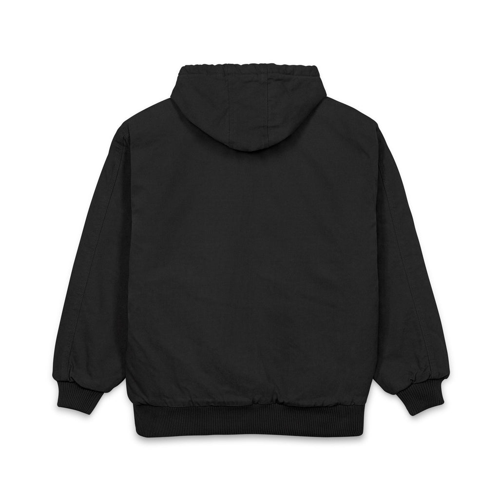 Pine Tree Hooded Work Jacket (Black)