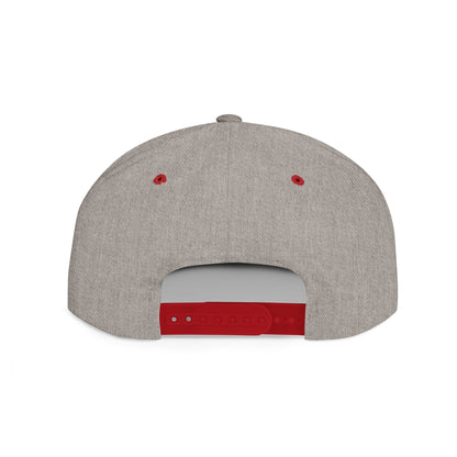 Camp Fire Flat Bill Snapback Hat