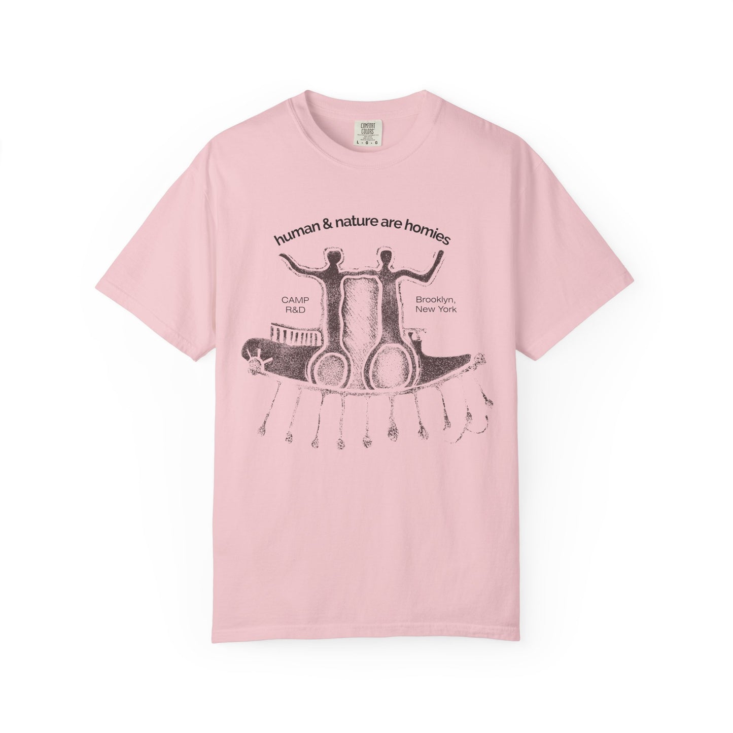 'Human & Nature Are Homies' Comfort Tee
