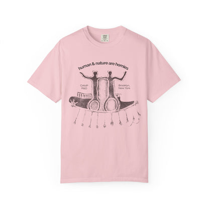 'Human & Nature Are Homies' Comfort Tee