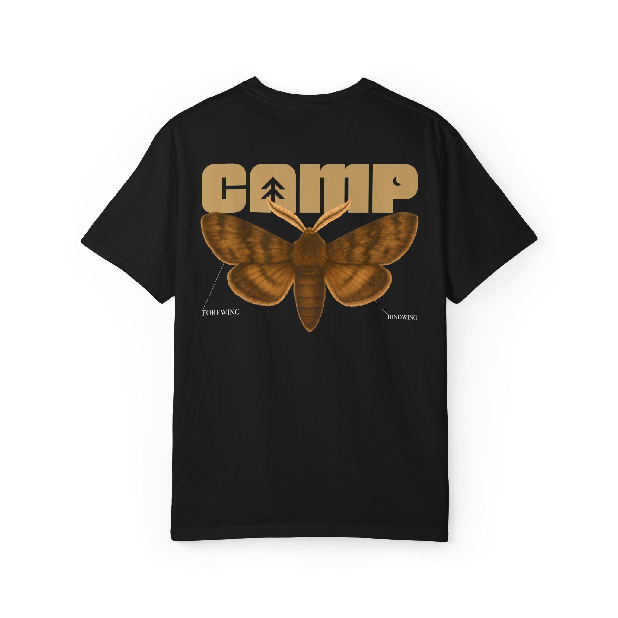 Camp Moth Comfort Tee (Black)