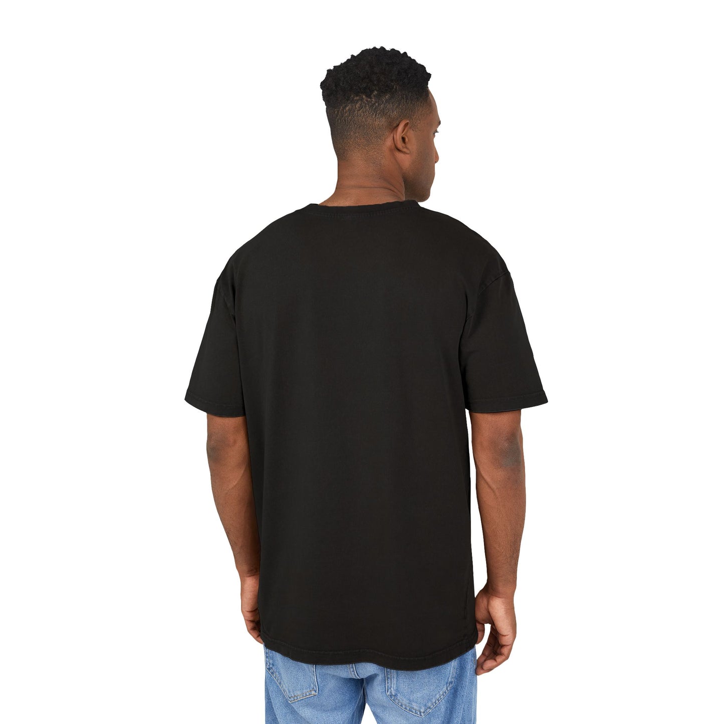 'Open Layers' Washed Oversized Tee
