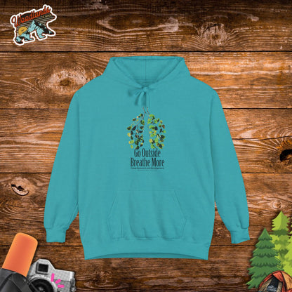 Go Outside. Breath More. Hoodie
