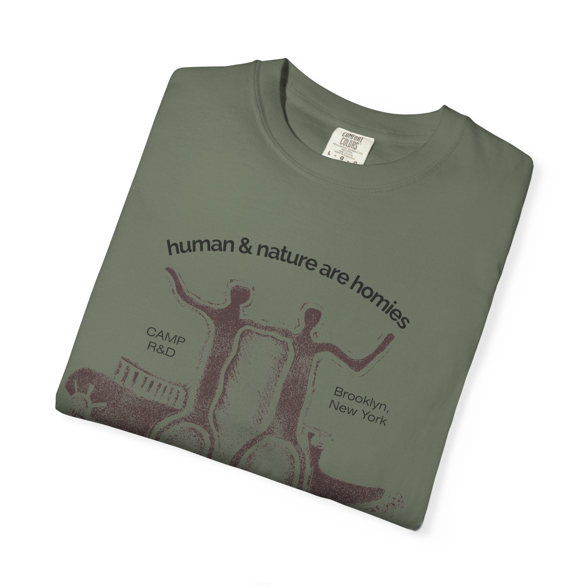 'Human & Nature Are Homies' Comfort Tee