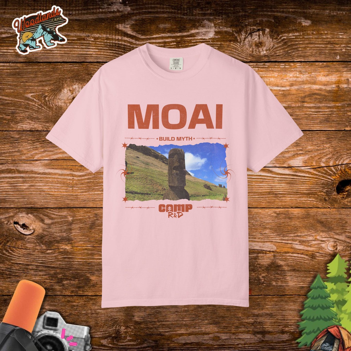 Moai Myth Comfort Color Tee