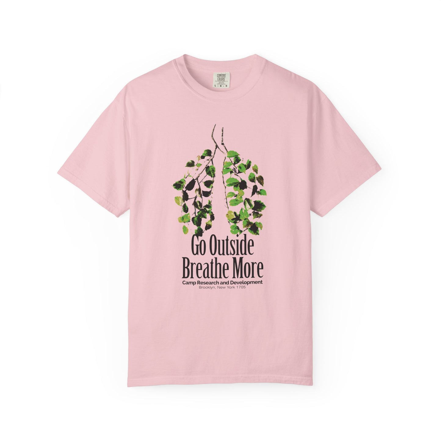 'Go Outside Breathe More' Comfort Tee