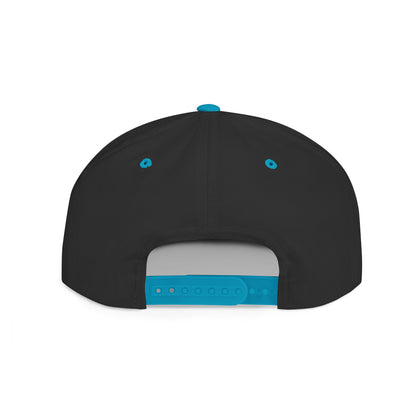 Camp Fire Flat Bill Snapback Hat