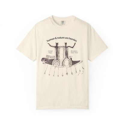 'Human & Nature Are Homies' Comfort Tee