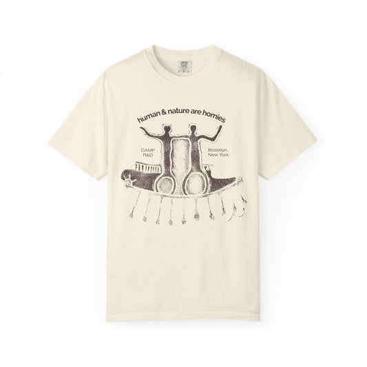 'Human & Nature Are Homies' Comfort Tee